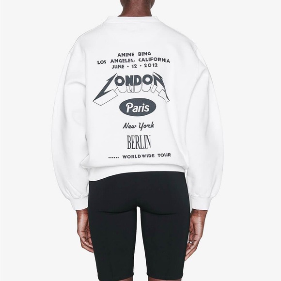 Anine Bing Sweaters - ANINE BING Ramona Sweatshirt Tour